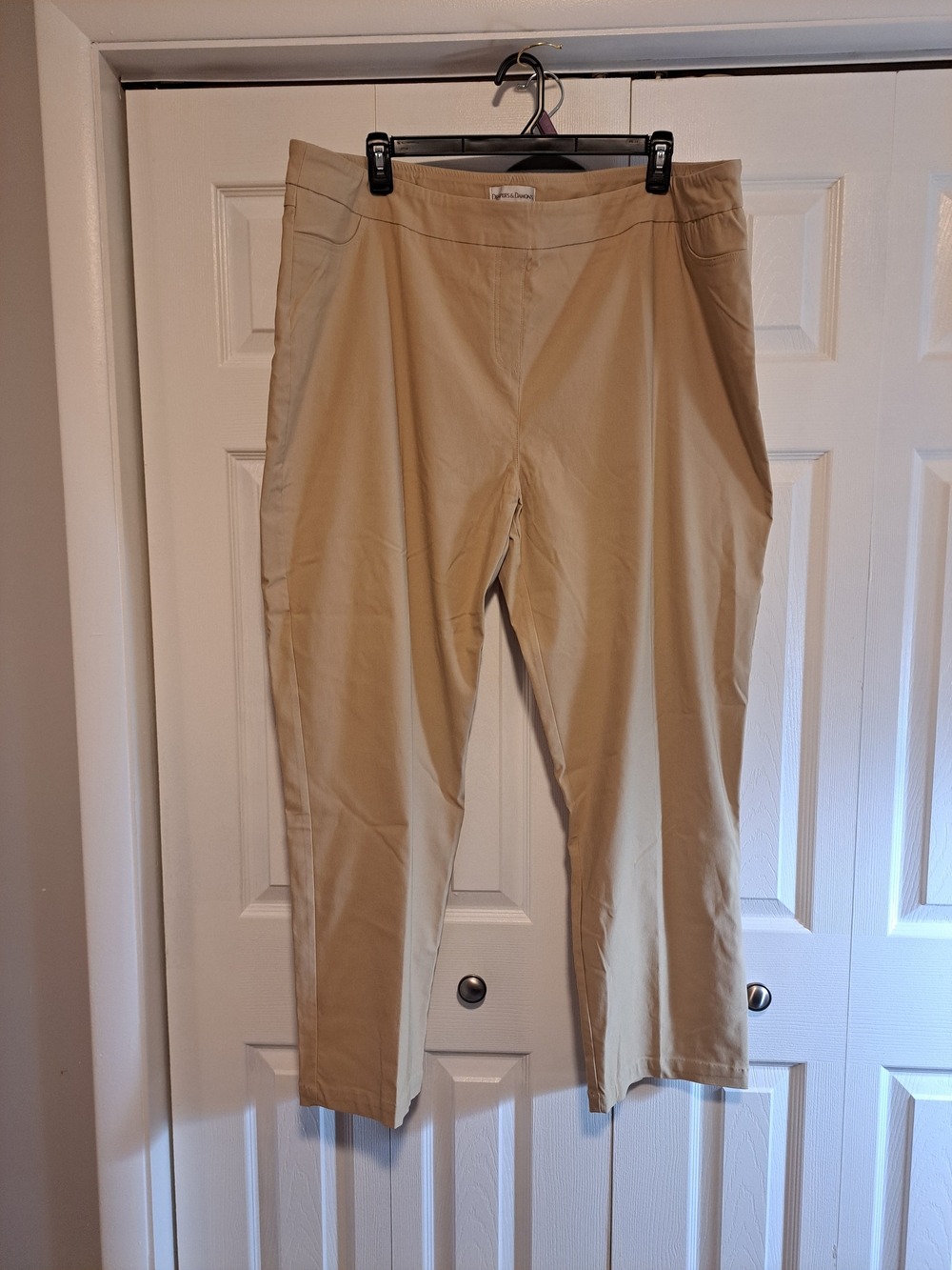 Women's 3X Tan Stretch Pants